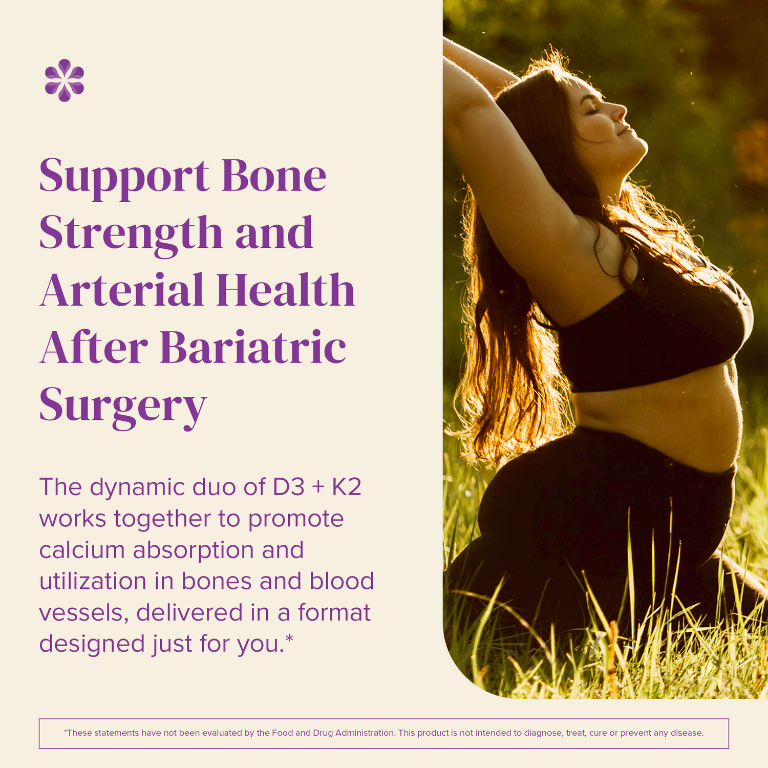 Bariatric Vitamin  D3+K2