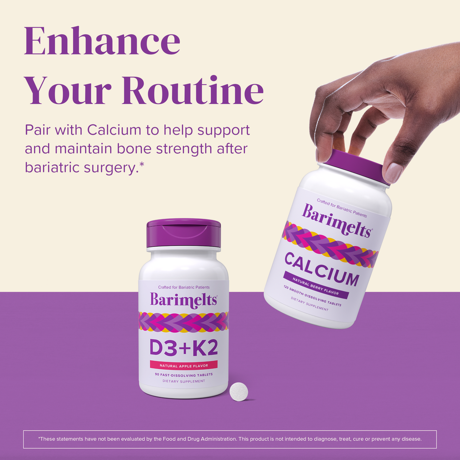 Bariatric Vitamin  D3+K2
