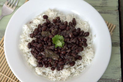 Slow Cooker Black Bean and Rice Bowl