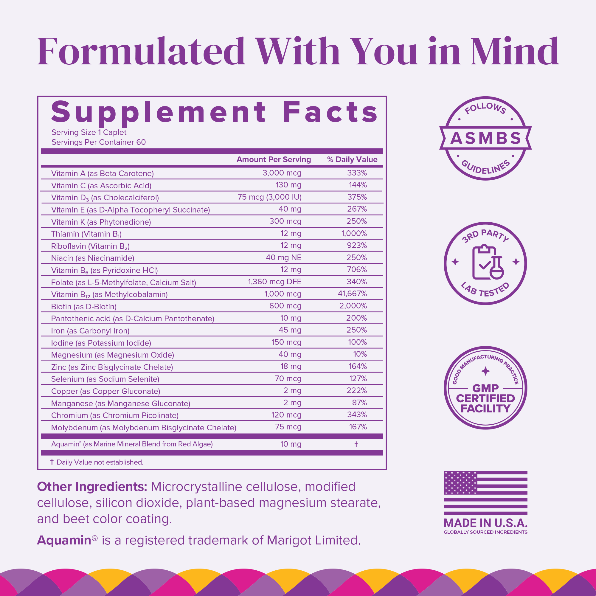 Once-Daily Multivitamin